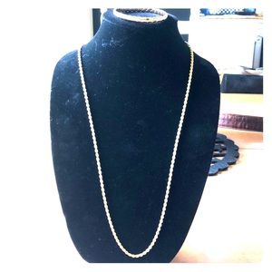 Monet Rope Chain Gold Necklace and Bracelet